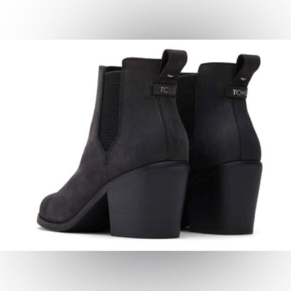 Toms Everly Boots - Black Oiled Nubuck Fit 8.5W - Picture 10 of 10